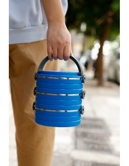 Healthy Human On The Go Pet Bento Ανοξείδωτα Μπολ Μπλε 3τεμ. 450ml Healthy Human On The Go Pet Bento Ανοξείδωτα Μπολ Μπλε 3τεμ. 450ml