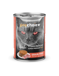 ProChoice Sterilised Κονσέρβα Για Γάτες Με Αρνί 400 gr