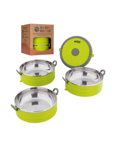 Healthy Human On The Go Pet Bento Ανοξείδωτα Μπολ Λαχανί 3τεμ. 450ml Healthy Human On The Go Pet Bento Ανοξείδωτα Μπολ Λαχανί 3τεμ. 450ml
