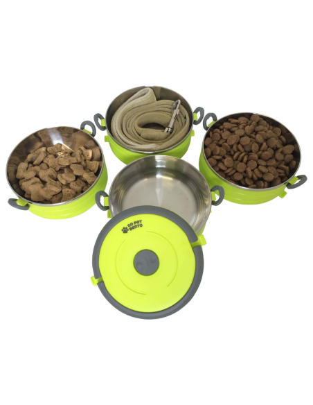 Healthy Human On The Go Pet Bento Ανοξείδωτα Μπολ Λαχανί 3τεμ. 450ml Healthy Human On The Go Pet Bento Ανοξείδωτα Μπολ Λαχανί 3τεμ. 450ml