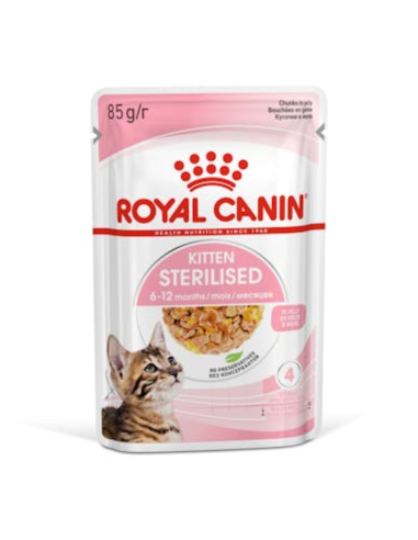 Royal Canin Cat Feline Health Nutrition Sterilised Kitten Gravy Φακελάκι 85gr
