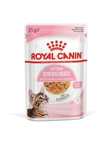 Royal Canin Cat Feline Health Nutrition Sterilised Kitten Gravy Φακελάκι 85gr Royal Canin Cat Feline Health Nutrition Sterilised Kitten Gravy Φακελάκι 85gr
