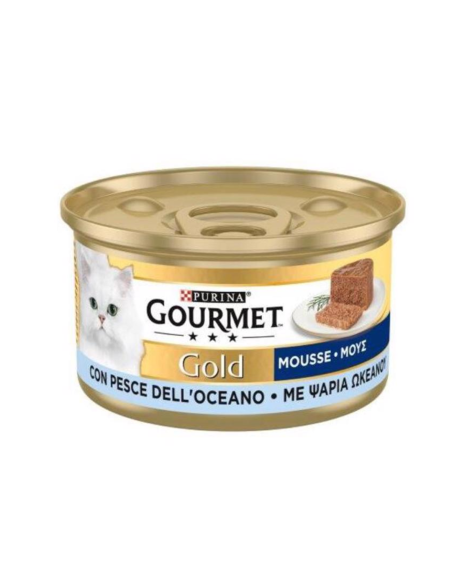 Purina Gourmet Gold Κονσέρβα Γάτας Μους Με Ψάρια Ωκεανού 85gr Purina Gourmet Gold Κονσέρβα Γάτας Μους Με Ψάρια Ωκεανού 85gr