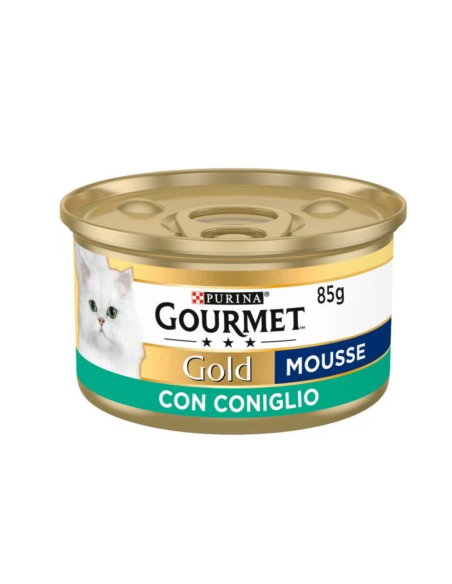 Purina Gourmet Gold Κονσέρβα Γάτας Μους Με Κουνέλι 85gr Purina Gourmet Gold Κονσέρβα Γάτας Μους Με Κουνέλι 85gr