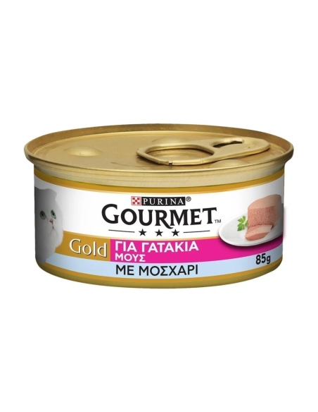 Purina Gourmet Gold Kitten Κονσέρβα Για Γατάκια Μους Με Μοσχάρι 85gr Purina Gourmet Gold Kitten Κονσέρβα Για Γατάκια Μους Με Μοσχάρι 85gr