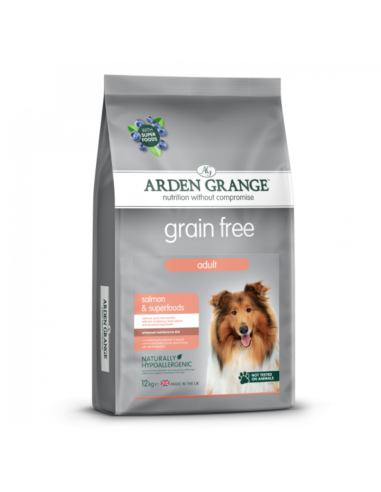 Arden Grange Adult Grain Free Με Σολομό Και Superfoods 12kg