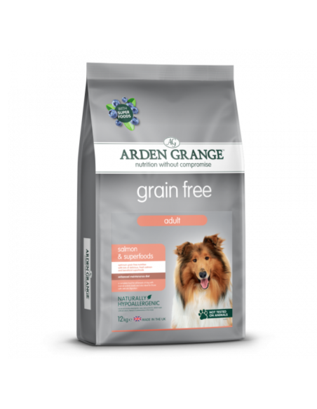 Arden Grange Adult Grain Free Με Σολομό Και Superfoods 12kg