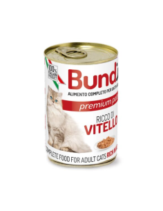 Bundy Κονσέρβα Γάτας Με Μοσχάρι 400gr