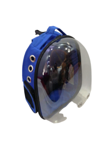 PetQuatro Astronaut Τσάντα Μεταφοράς-Σακίδιο Πλάτης Για Γάτες Και Μικρόσωμα Σκυλιά Μπλε
