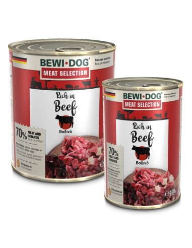 Bewi Dog Meat Selection Κονσέρβα Σκύλου Με Βοδινό