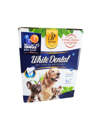 Buster White Dental Gluten Free Hypoallergenic Sticks Σνακ Σκύλου