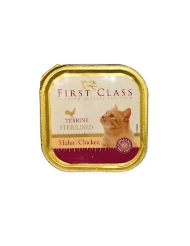 First Class Sterilised Δισκάκι Γάτας Με Kοτόπουλο 100gr