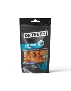 On The Go Salmon Bites Λιχουδιά Γάτας Με Σολομό 25gr