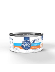Egeo Adult Νο.2 Κονσέρβα Γάτας Με Τόνο Και Συναγρίδα Σε Ζελέ 85gr 2