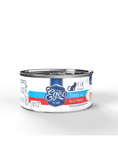 Egeo Adult Νο.7 Κονσέρβα Γάτας Με Τόνο Και Μπαρμπούνι Σε Ζελέ 85gr 2