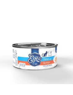 Egeo Adult Νο.9 Κονσέρβα Γάτας Με Τόνο Και Γαρίδες Σε Ζελέ 85gr 2