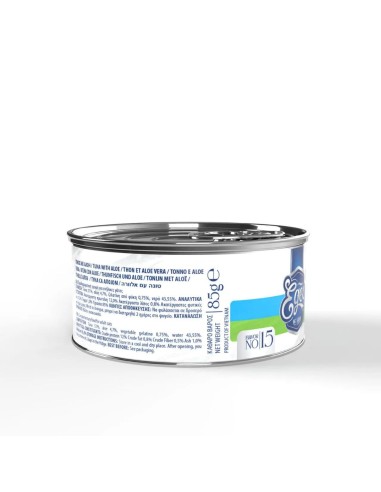 Egeo Adult Νο.15 Κονσέρβα Γάτας Με Τόνο Και Αλόη Σε Ζελέ 85gr
