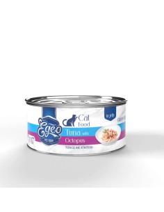 Egeo Adult Νο.17 Κονσέρβα Γάτας Με Τόνο Και Χταπόδι Σε Ζελέ 85gr 2