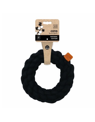 M-Pets Coto Black Ring Παιχνίδι Σκύλου Σχοινί Από Φυσικό Βαμβάκι