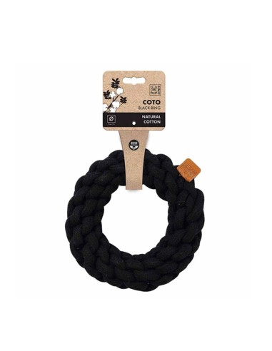 M-Pets Coto Black Ring Παιχνίδι Σκύλου Σχοινί Από Φυσικό Βαμβάκι