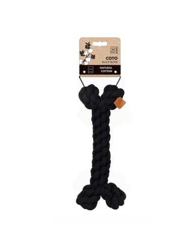 M-Pets Coto Black Bone Παιχνίδι Σκύλου Σχοινί Από Φυσικό Βαμβάκι