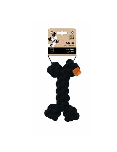M-Pets Coto Black Bone Παιχνίδι Σκύλου Σχοινί Από Φυσικό Βαμβάκι