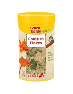 Sera Goldy Nature Τροφή Για Χρυσόψαρα Σε Νιφάδες 22gr/100ml 2