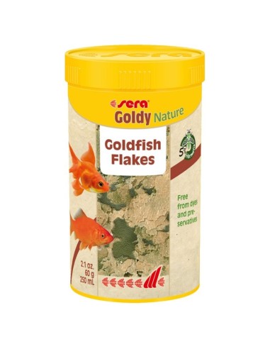 Sera Goldy Nature Τροφή Για Χρυσόψαρα Σε Νιφάδες