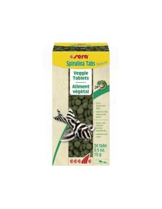 Sera Spirulina Tabs Τροφή Για Ψάρια Σε Μορφή Ταμπλέτας 24τεμ./15gr