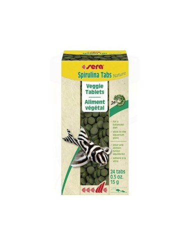 Sera Spirulina Tabs Τροφή Για Ψάρια Σε Μορφή Ταμπλέτας 24τεμ./15gr