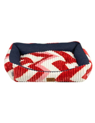 Woof Moda Καναπές 912-1116 Zig-Zag Κόκκινο