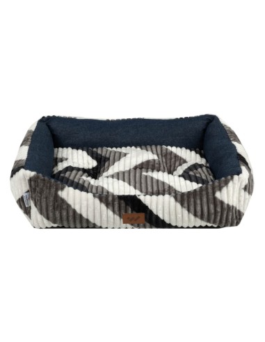 Woof Moda Καναπές 912-1116 Zig-Zag Γκρι