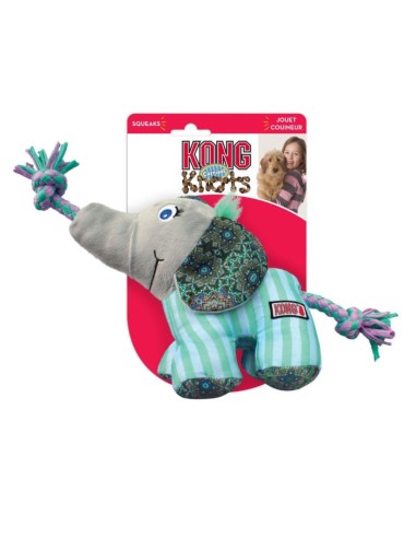 Kong Knots Carnival Elephant Λούτρινο Παιχνίδι Σκύλου Με Ηχητικό Εφέ
