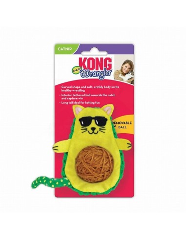 Kong Wrangler Avocato Λούτρινο Παιχνίδι Γάτας Με Catnip