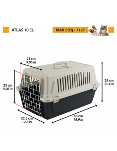 Ferplast Atlas 10 EL Κλουβί Μεταφοράς Για Γάτες Και Μικρόσωμα Σκυλιά 2