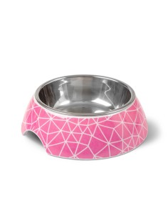 Glee Μπολ Μελαμίνης Ροζ Rhombus 2
