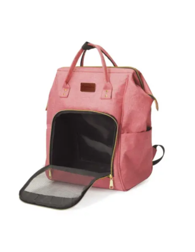 Camon Τσάντα Μεταφοράς - Σακίδιο Πλάτης Για Μικρόσωμους Σκύλους Και Γάτες Ροζ