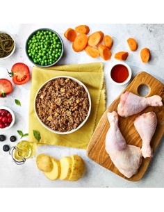Naturo Dog Δισκάκι Σκύλου Grain Free Με Κοτόπουλο, Πατάτα Και Λαχανικά 400gr 2