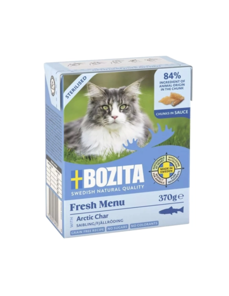Bozita Sterilised Υγρή Τροφή Γάτας Με Κομμάτια Ψαριού Αρκτικής Σε Σάλτσα 370gr Bozita Sterilised Υγρή Τροφή Γάτας Με Κομμάτια Ψαριού Αρκτικής Σε Σάλτσα 370gr