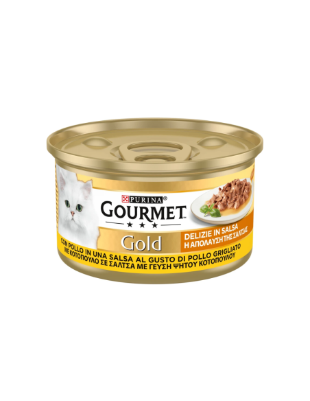 Purina Gourmet Gold "Η Απόλαυση της Σάλτσας" Κονσέρβα Γάτας Με Γεύση Ψητού Κοτόπουλου 85gr Purina Gourmet Gold "Η Απόλαυση της Σάλτσας" Κονσέρβα Γάτας Με Γεύση Ψητού Κοτόπουλου 85gr