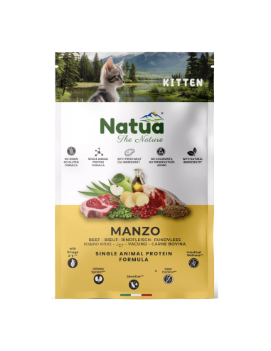 Natua Kitten Τροφή Για Γατάκια Με Βοδινό