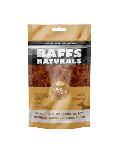 Baffs Naturals Chicken Mini Treats Μίνι Λιχουδιές Σκύλου Με Κοτόπουλο 100gr