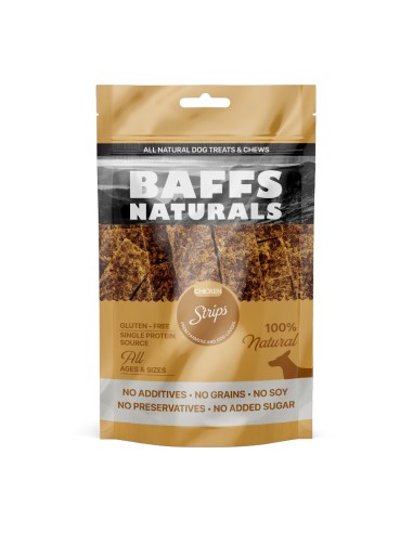 Baffs Naturals Chicken Strips Λιχουδιά Σκύλου Λωρίδες Κοτόπουλου 100gr