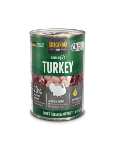 Belcando Baseline Grain Free Turkey Κονσέρβα Σκύλου Χωρίς Σιτηρά Με Γαλοπούλα 400gr