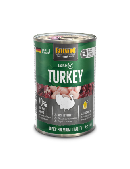 Belcando Baseline Grain Free Turkey Κονσέρβα Σκύλου Χωρίς Σιτηρά Με Γαλοπούλα 400gr Belcando Baseline Grain Free Turkey Κονσέρβα Σκύλου Χωρίς Σιτηρά Με Γαλοπούλα 400gr