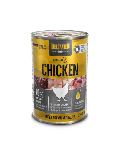 Belcando Baseline Grain Free Chicken Κονσέρβα Σκύλου Χωρίς Σιτηρά Με Κοτόπουλο 400gr Belcando Baseline Grain Free Chicken Κονσέρβα Σκύλου Χωρίς Σιτηρά Με Κοτόπουλο 400gr