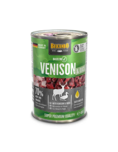 Belcando Baseline Grain Free Venison/Duck Κονσέρβα Σκύλου Χωρίς Σιτηρά Με Κυνήγι Και Πάπια 400gr