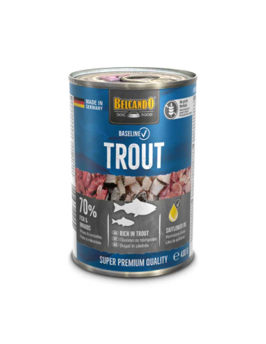Belcando Baseline Grain Free Trout Κονσέρβα Σκύλου Χωρίς Σιτηρά Με Πέστροφα 400gr