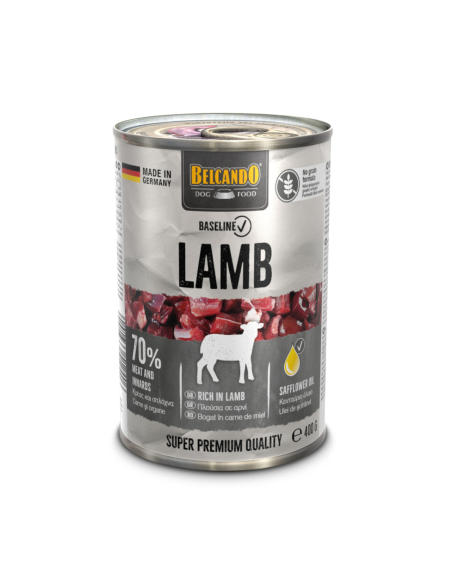 Belcando Baseline Grain Free Lamb Κονσέρβα Σκύλου Χωρίς Σιτηρά Με Αρνί 400gr Belcando Baseline Grain Free Lamb Κονσέρβα Σκύλου Χωρίς Σιτηρά Με Αρνί 400gr
