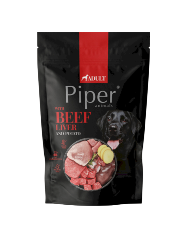 Piper Adult Beef Liver & Potatoes Φακελάκι Για Σκύλους Με Συκώτι Βοδινού Και Πατάτα 500gr